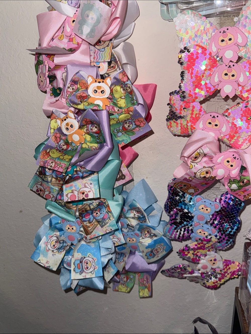 Baby Three Clip on Hairbows